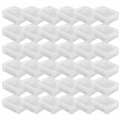 36 Pack: Clear Stacking Crayon Box by Simply Tidy™