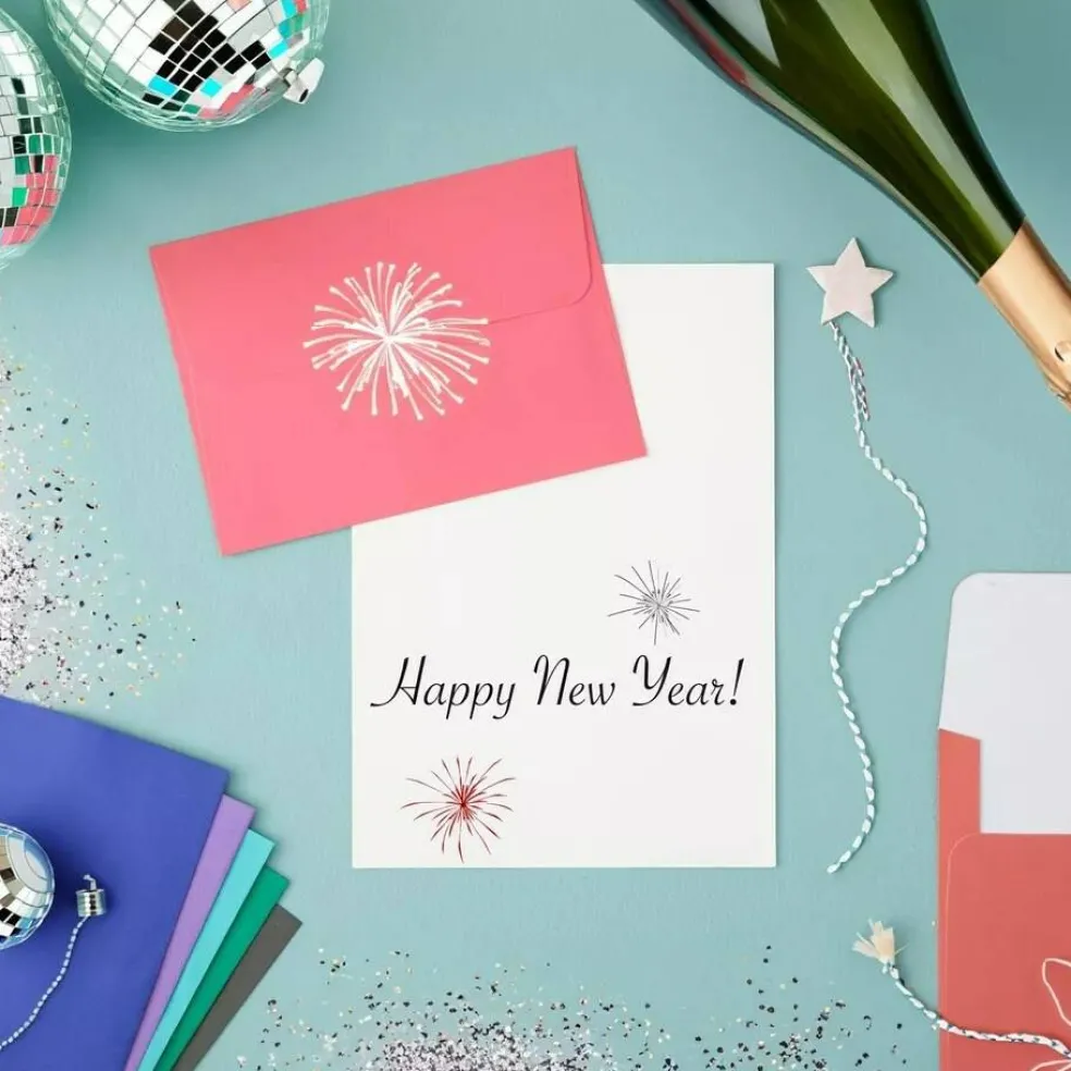 100 Pack Colored Envelopes 5x7 for Mailing, A7 for Invitations, Greeting Cards