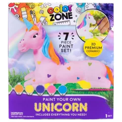 12 Pack: Color ZoneĀ® Paint Your Own Unicorn