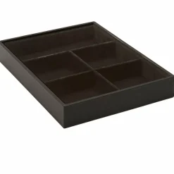 12 Pack: 5 Compartment Velvet Storage Tray by Bead Landing™