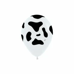 50 Pack: 11" Cow Print Latex Balloon