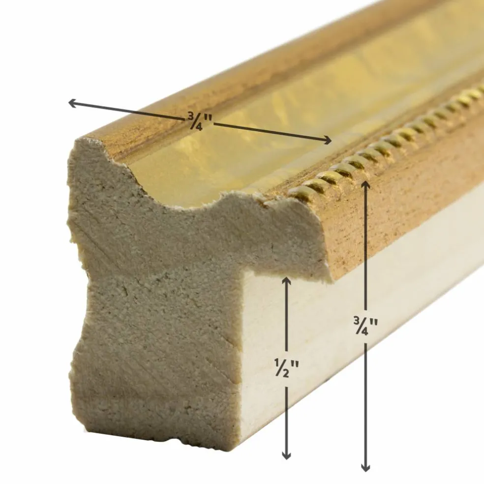 4 Pack: Craig Frames Stratton Aged Gold Picture Frame
