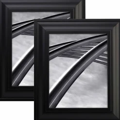 2 Pack Craig Frames Upscale Satin Black Picture Frame