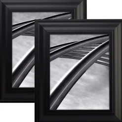 2 Pack Craig Frames Upscale Satin Black Picture Frame