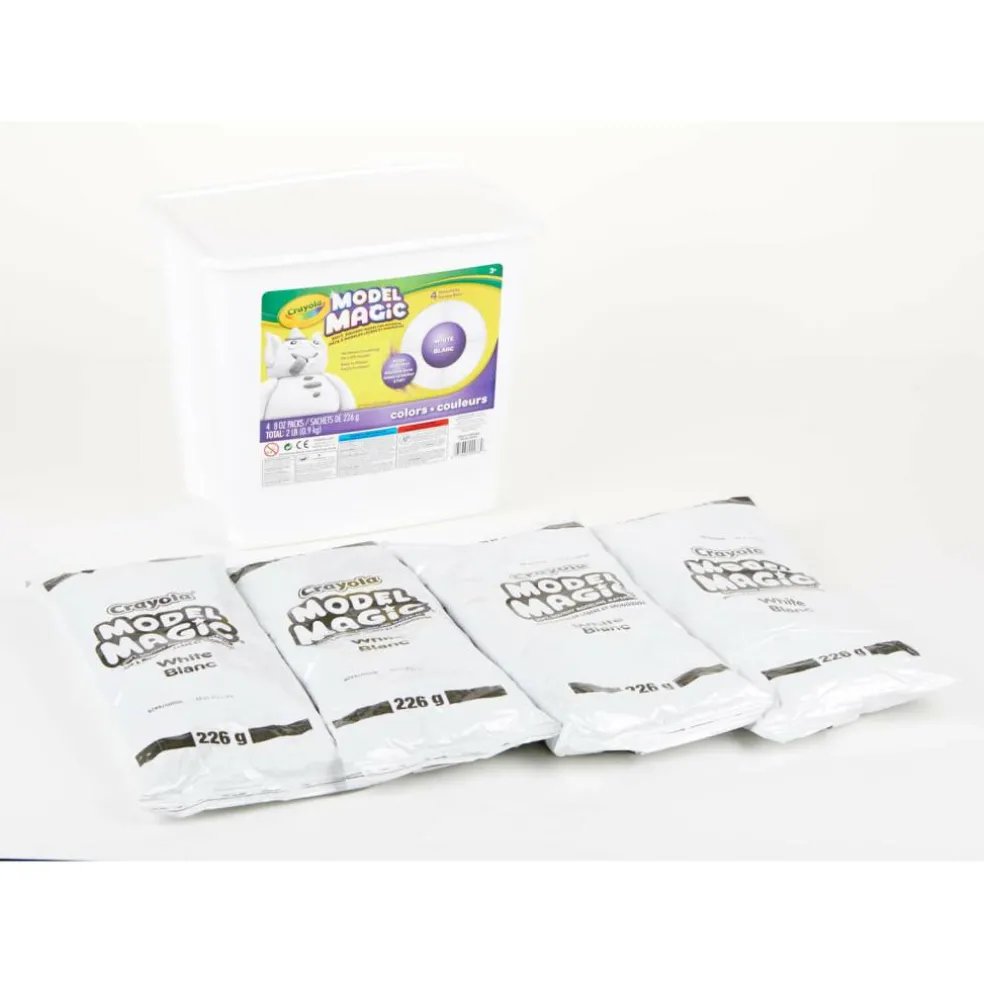 8 Pack: Crayola® 2lb. Model Magic® White Bucket