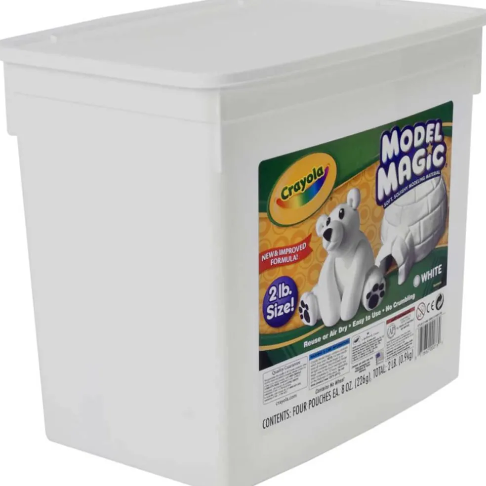 8 Pack: Crayola® 2lb. Model Magic® White Bucket