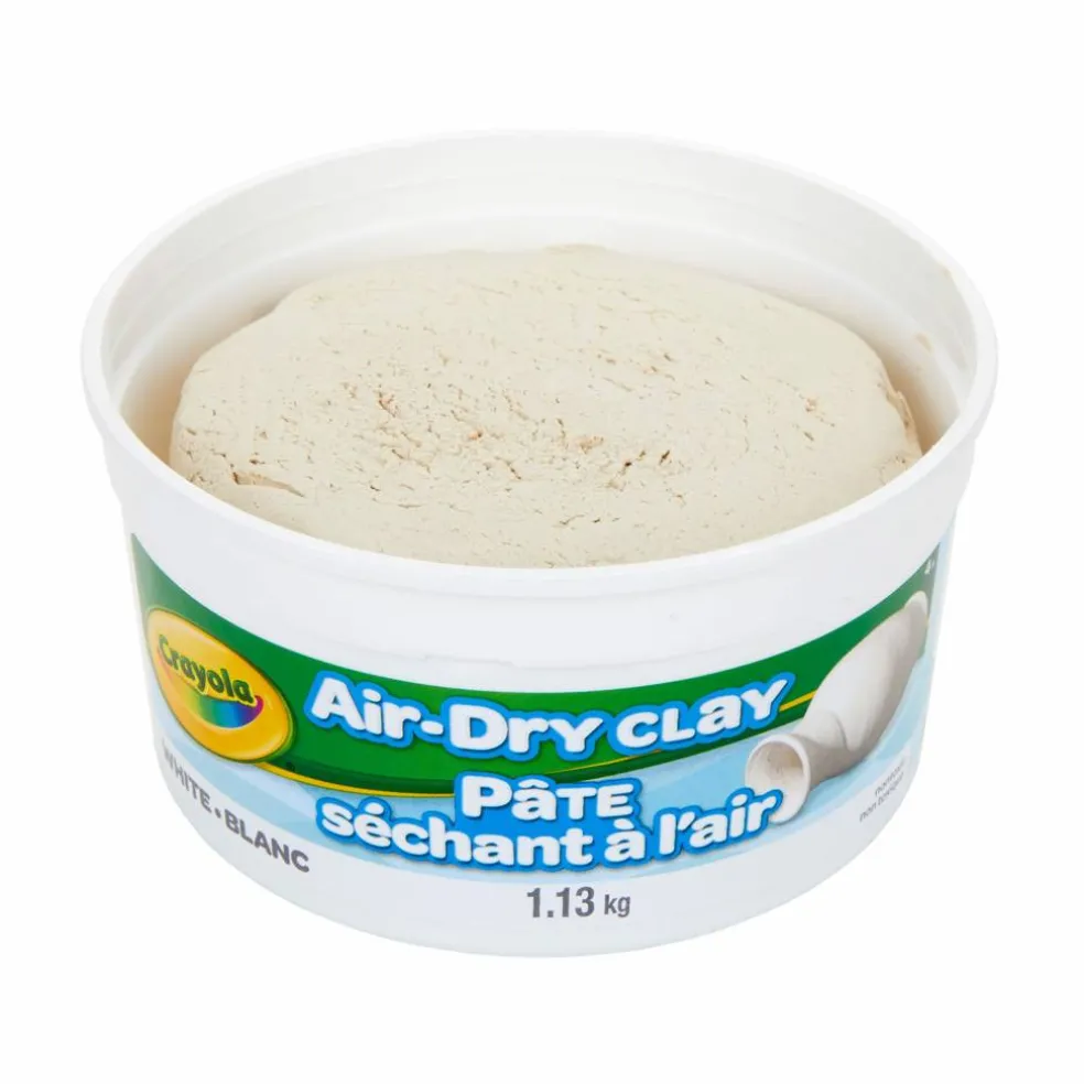 8 Pack: Crayola® 2.5lb. White Air Dry Clay