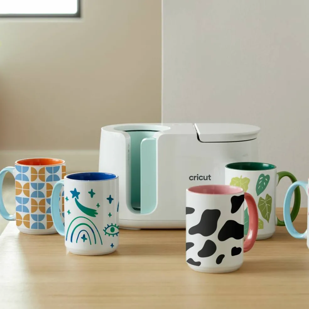 16 Pack: Cricut® 15oz. Beveled Ceramic Mug Blank