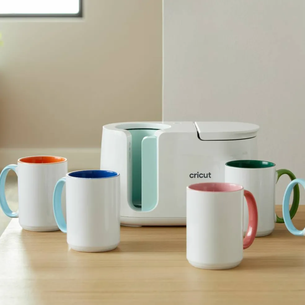 16 Pack: Cricut® 15oz. Beveled Ceramic Mug Blank