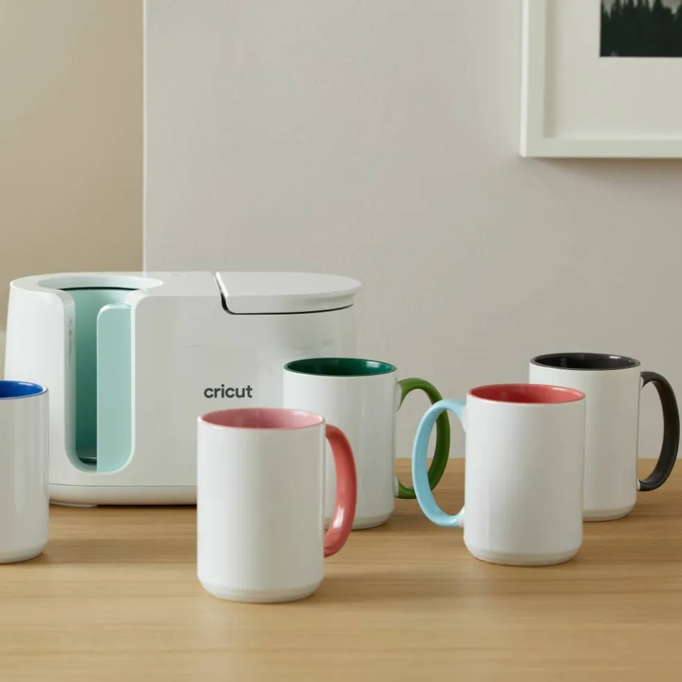 16 Pack: Cricut® 15oz. Beveled Ceramic Mug Blank
