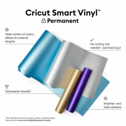 6 Pack: Cricut® Permanent Smart Vinyl™ Shimmer