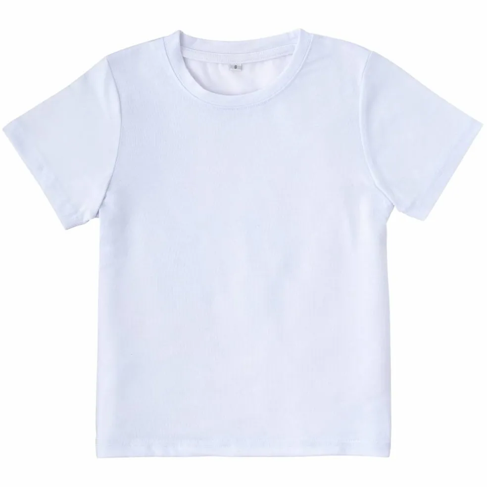 6 Pack: Cricut® White Blank Youth Crew Neck T-Shirt