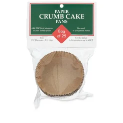 25-Pack Crumbcake Baking Papers