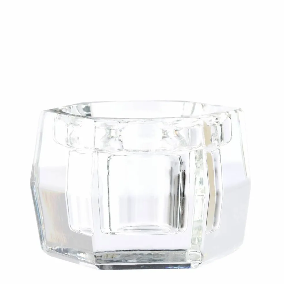 12 Pack: Crystal Hexacube Taper Holder by Ashland®