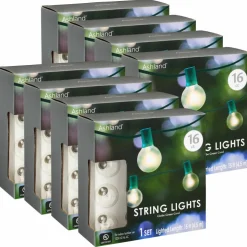 8 Pack: 16ct. Round G40 Bulb String Lights by Ashland™
