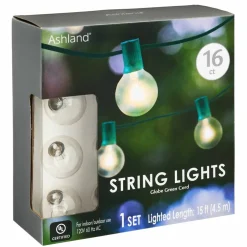 8 Pack: 16ct. Round G40 Bulb String Lights by Ashland™