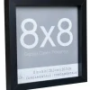 12 Pack: 3 ct. (36 total) Black 8" x 8" Display Cases, Fundamentals by Studio Décor®