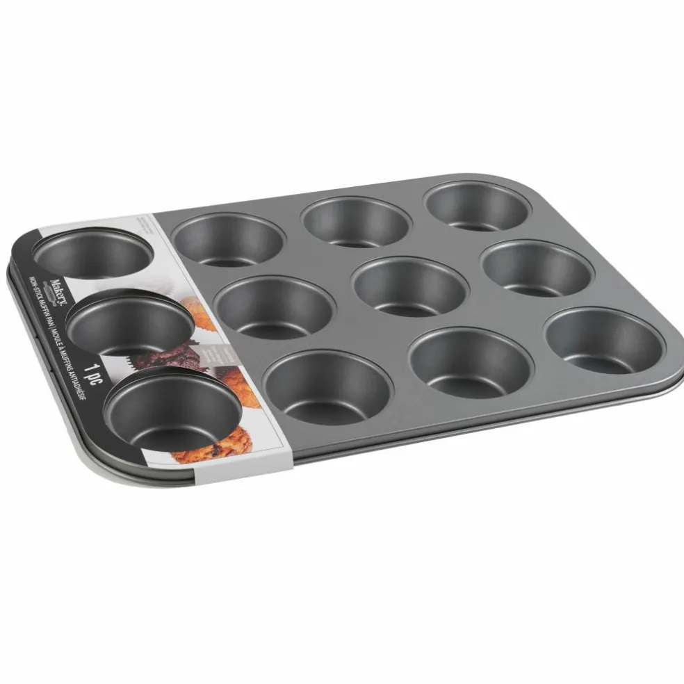 6 Pack: 12-Cup Standard Size Muffin Pan by Makery®