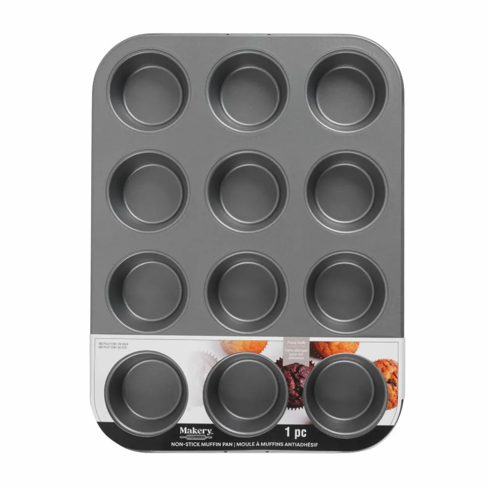 6 Pack: 12-Cup Standard Size Muffin Pan by Makery®