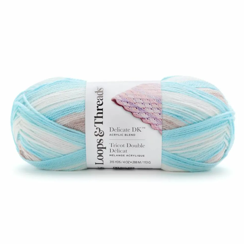 15 Pack: Delicate DK™ Yarn by Loops & Threads®