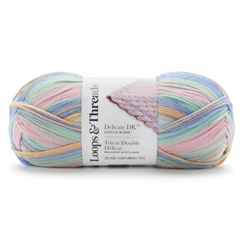 15 Pack: Delicate DK™ Yarn by Loops & Threads®