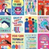 12-Pack Diversity & Inclusion Classroom Posters – Inspirational Safe Space Wall Decor, Inclusive “Everyone Is Welcome” Educational Prints for Middle & High School, Office Bulletin Board Art, 11x14 Inch