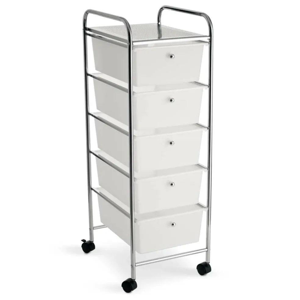 12 Pack: 5 Drawer Rolling Cart by Simply Tidy®