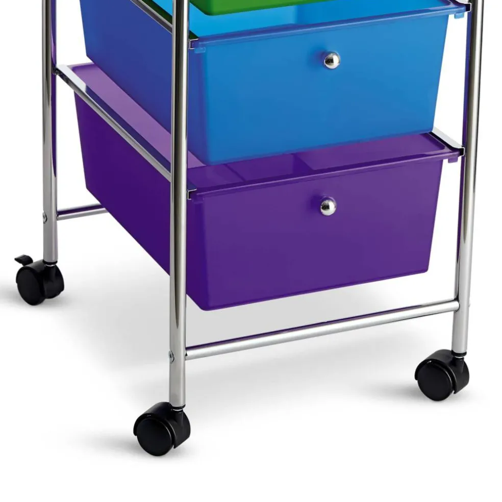 12 Pack: 5 Drawer Rolling Cart by Simply Tidy®