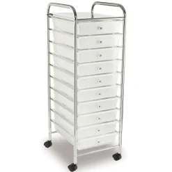 12 Pack: 10 Drawer Rolling Cart by Simply Tidy™