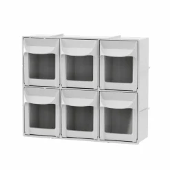 8 Pack: 6-Drawer Tip-Out Storage Bin by Simply Tidy®