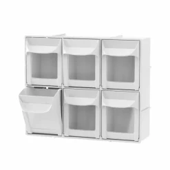 8 Pack: 6-Drawer Tip-Out Storage Bin by Simply Tidy®