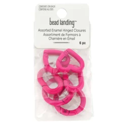 12 Pack: Enameled Hinge Closure Assortment by Bead Landing™