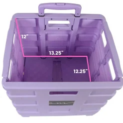 4 Pack: Everything Mary Collapsible Rolling Cart with Lid