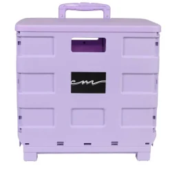 4 Pack: Everything Mary Collapsible Rolling Cart with Lid