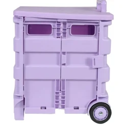 4 Pack: Everything Mary Collapsible Rolling Cart with Lid