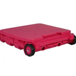 4 Pack: Everything Mary Collapsible Rolling Cart with Lid