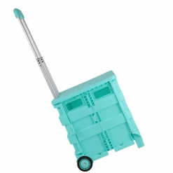 4 Pack: Everything Mary Collapsible Rolling Cart with Lid