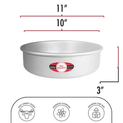 6 Pack: Fat Daddio's® Pro Series Bakeware Anodized Aluminum Round Cake Pan