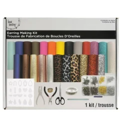 6 Pack: Faux Leather Earring Making Kit by Bead Landing™