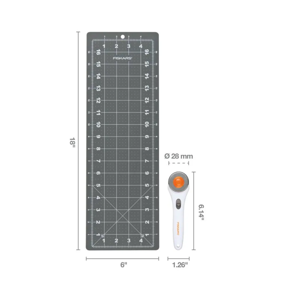 6 Pack: Fiskars® 2 Piece Fabric Cutting Set