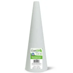 24 Pack: FloraCraft® CraftFōM Cone White