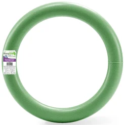 12 Pack: FloraCraft® FloraFōM® Green Extruded Foam Wreath