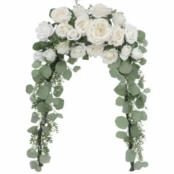 4 Pack: 6ft. Cream Rose Garland by Ashland®