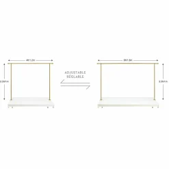 4 Pack: 3.5ft. Gold Adjustable Tabletop Arch by Celebrate It™