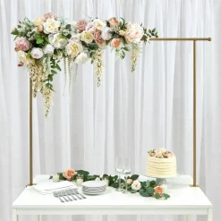 4 Pack: 3.5ft. Gold Adjustable Tabletop Arch by Celebrate It™