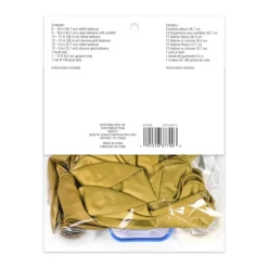 6 Pack: 10ft. Gold & White Balloon Garland by Celebrate Itâ„¢