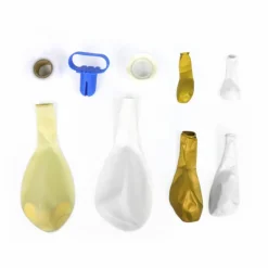 6 Pack: 10ft. Gold & White Balloon Garland by Celebrate It™