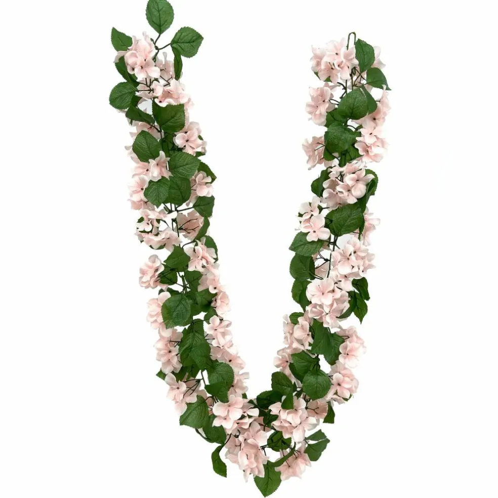 6 Pack: 6ft. Pink Hydrangea Chain Garland by Ashland®