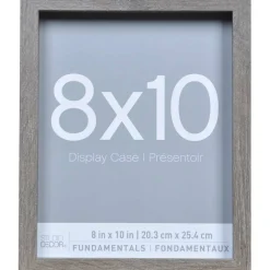 3 Pack Fundamentals 8" x 10" Gray Shadow Boxes by Studio Décor®