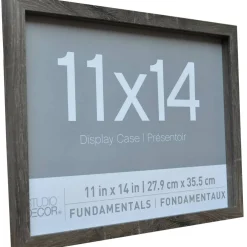 2 Pack Fundamentals 11" x 14" Gray Shadow Boxes by Studio Décor®